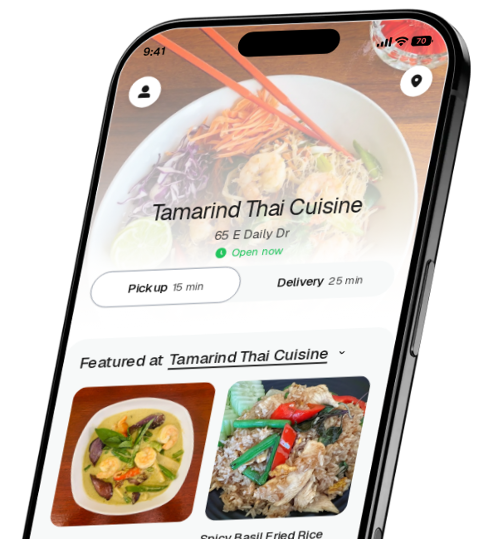 Tamarind Thai Cuisine app preview