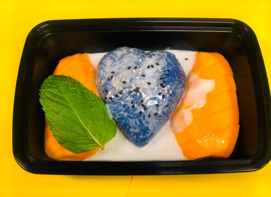 Mango with Sticky Rice (Seasonal).