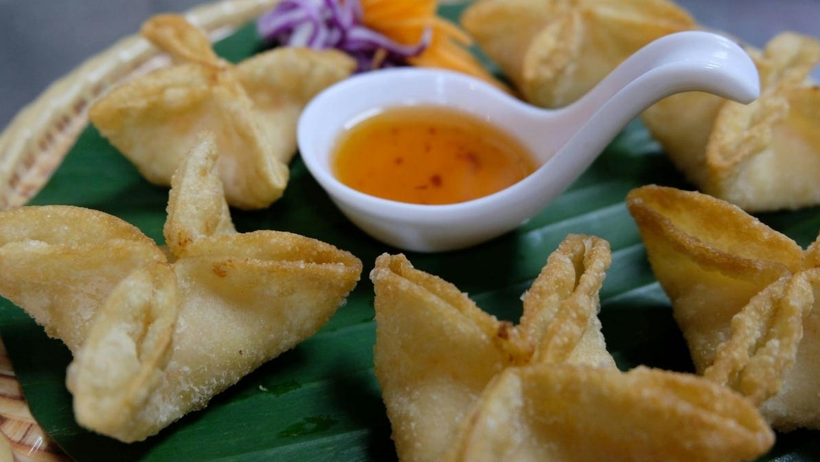 Crab Cheese Wonton.