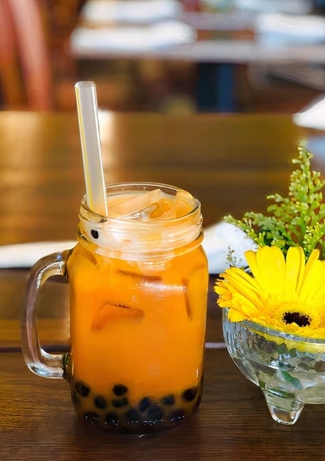 Thai Iced Tea Boba.